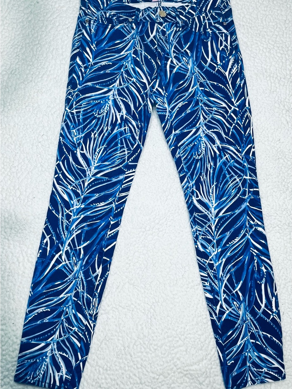 Lilly Pulitzer Blue & White Print pants